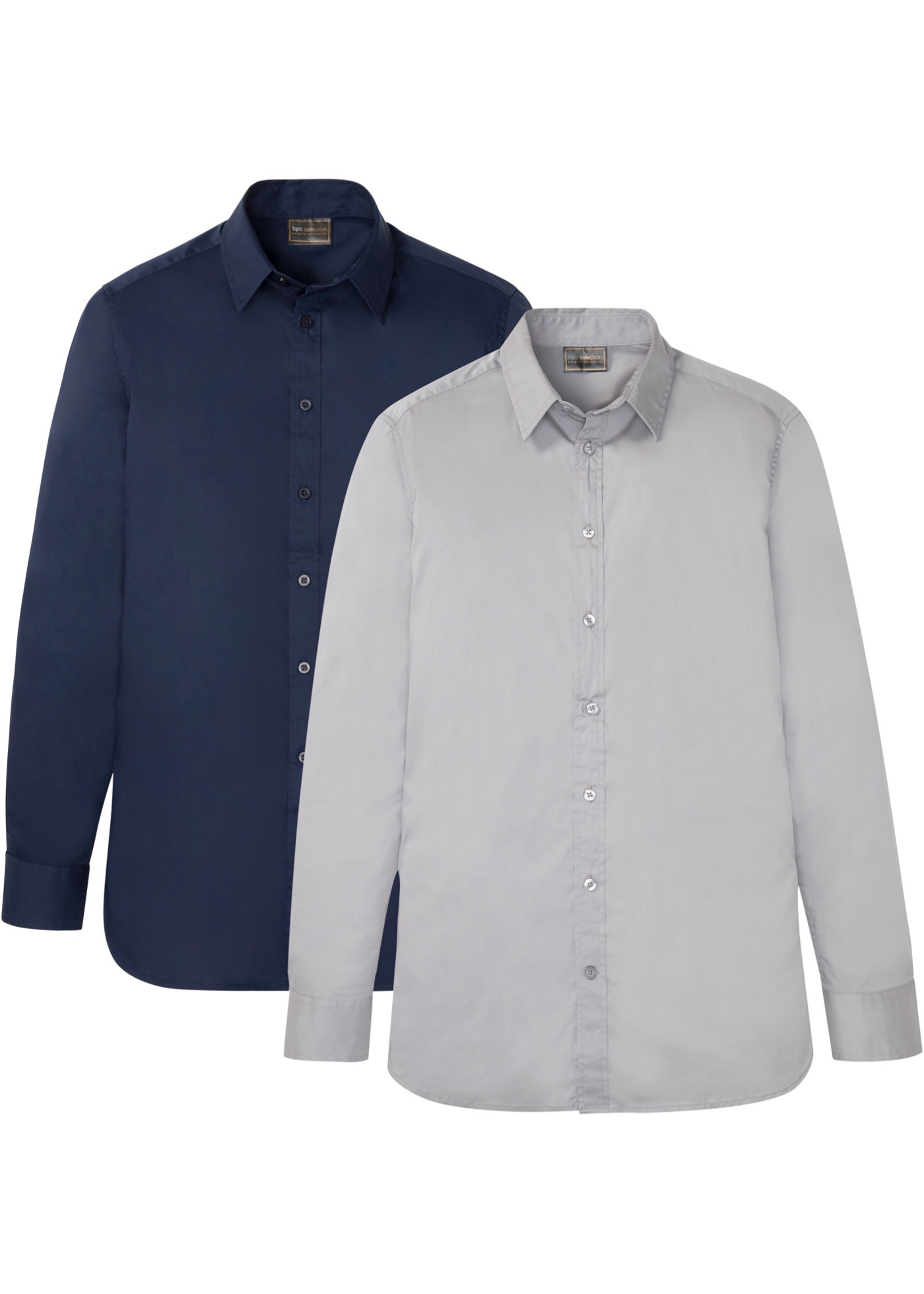 

ZD65 Bpc Koszula męska Slim Fit 2szt r.45