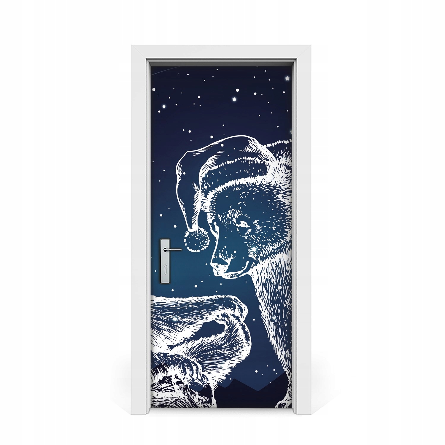 

Naklejka na drzwi okleina Niedźwiedzie 85x205