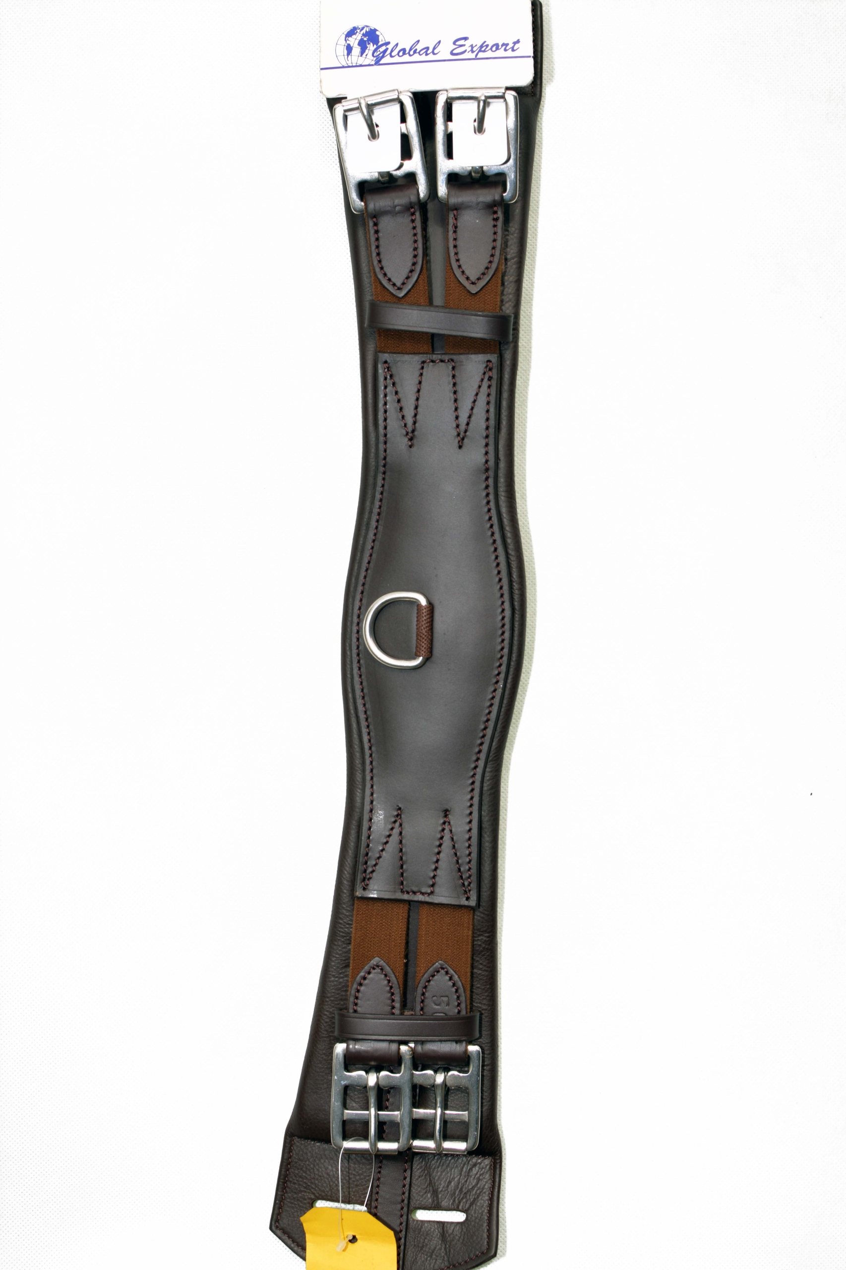 Kožený Jezdecký Pás S Gumami 40 CM