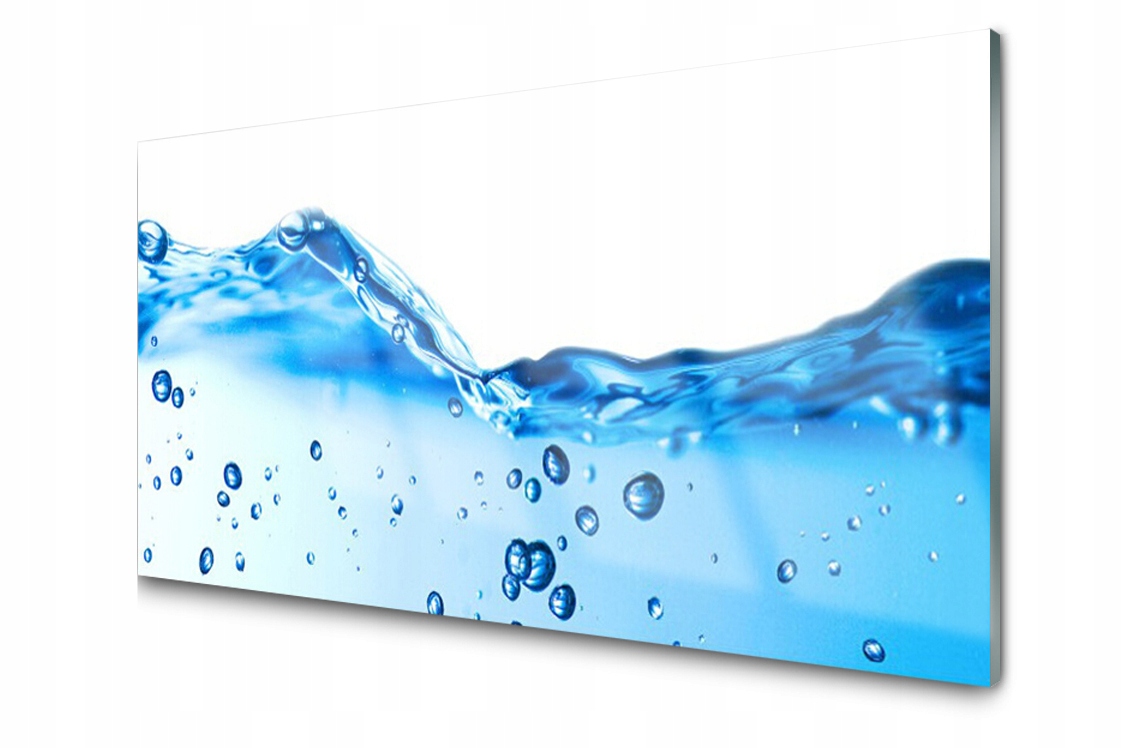 

Panel szklany Płytka Dekor Woda 120x60 + Klej