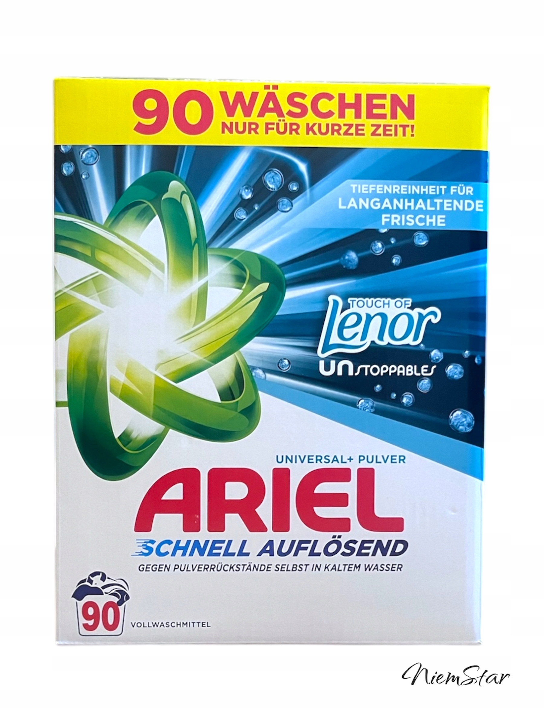 Ariel proszek do prania zapach Lenor 90 prań universal