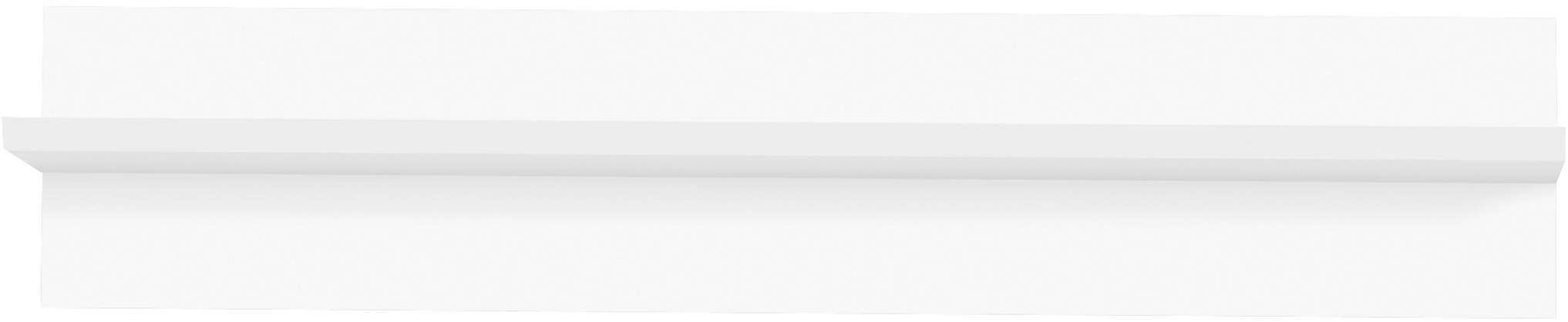 Półka wisząca CEZAR 25, Półka 100cm, Biała