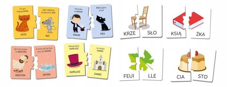 Gra zabawa w czytanie Uczę się bawiąc Clementoni Wiek dziecka 5 lat +