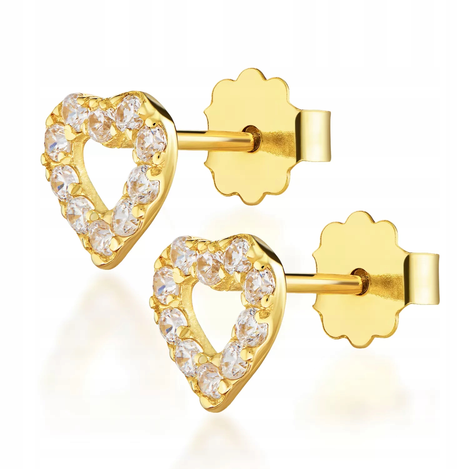 Náušnice Jako Dárek Srdíčka Zlato 585