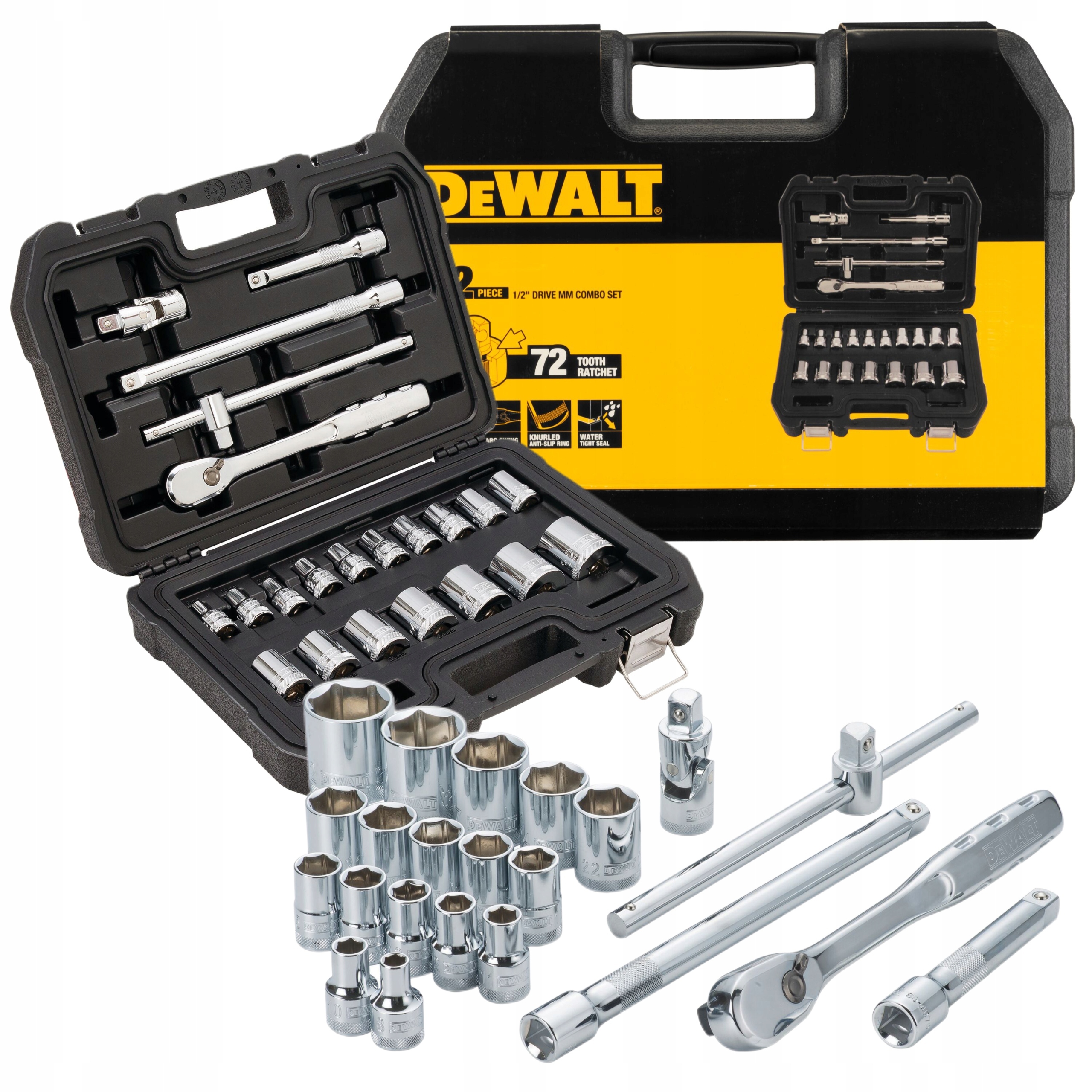 Dewalt Sada Nástrčiek 22 ks 1/2'' DWMT19241