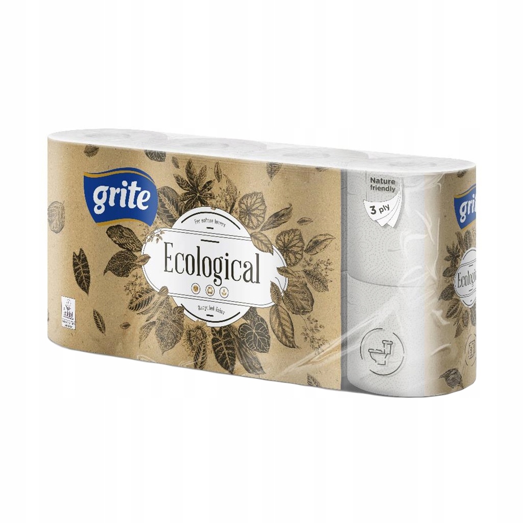 

Papier Toaletowy Ecological Grite 8 rolek 47700233