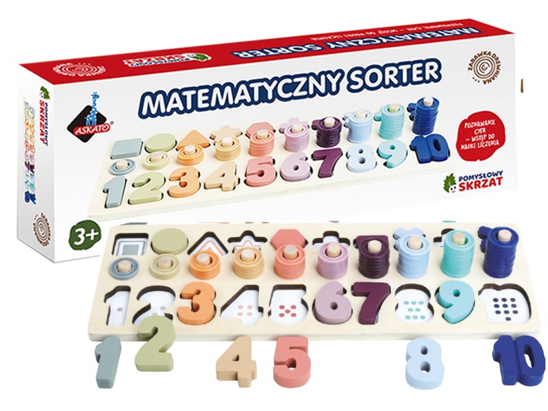 

Pomysłowy Skrzat Matematyczny Sorter nauka liczeni