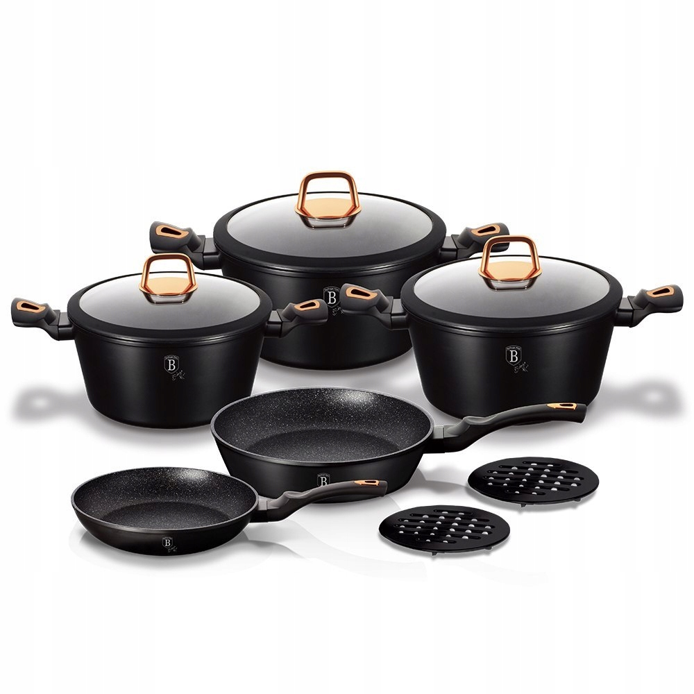 Súprava Hrncov 10 ks Berlinger Haus Black Rose BH-1645