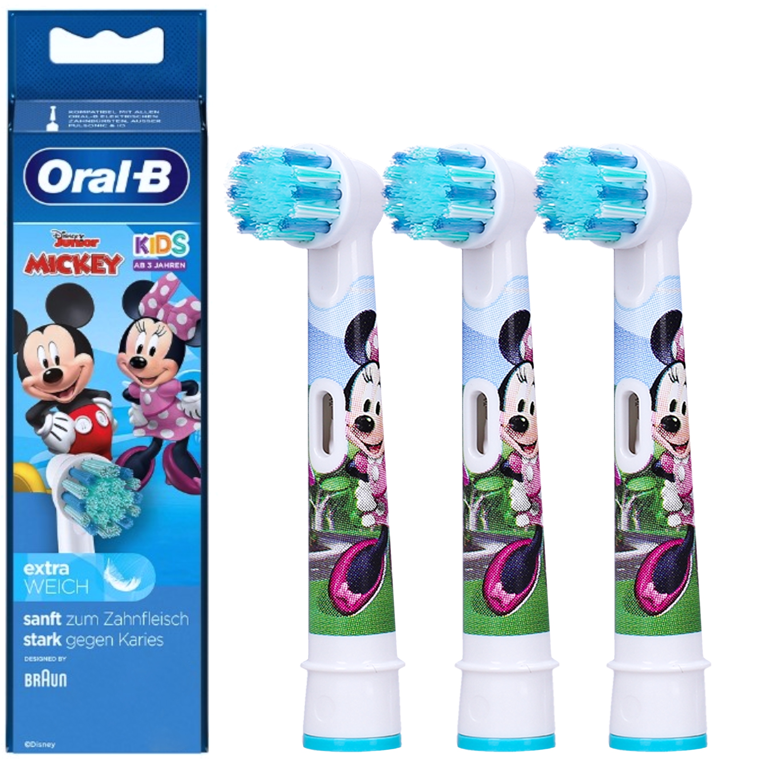 

3x Końcówka Oral-b Kids Myszka Miki Dla Dzieci