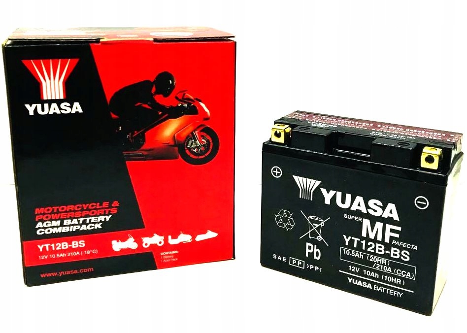 Akumulátor Yuasa Kawasaki ZX-10 R 1000 Ninja 2004-2010