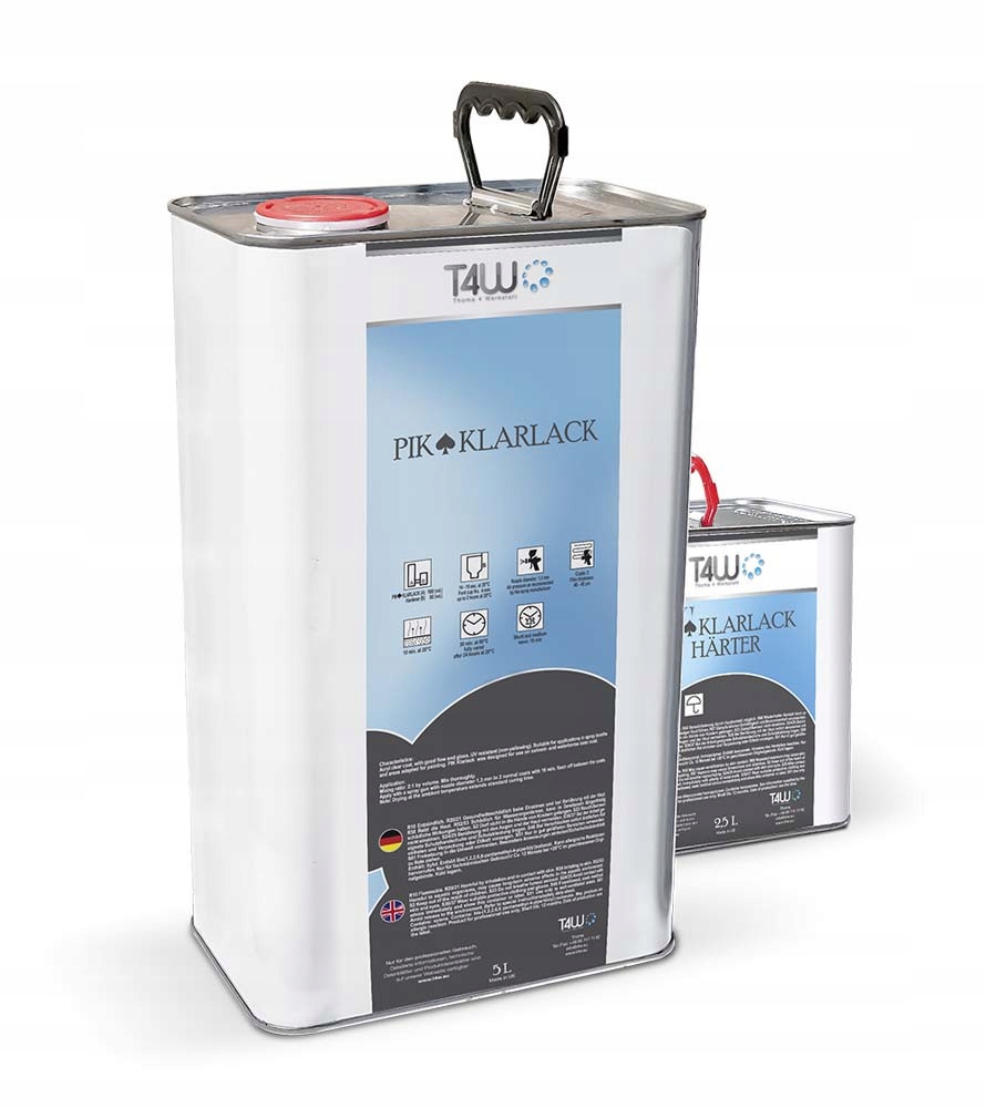 T4W Pik Ms Klarlack bezfarebný lak 7,5L komplet