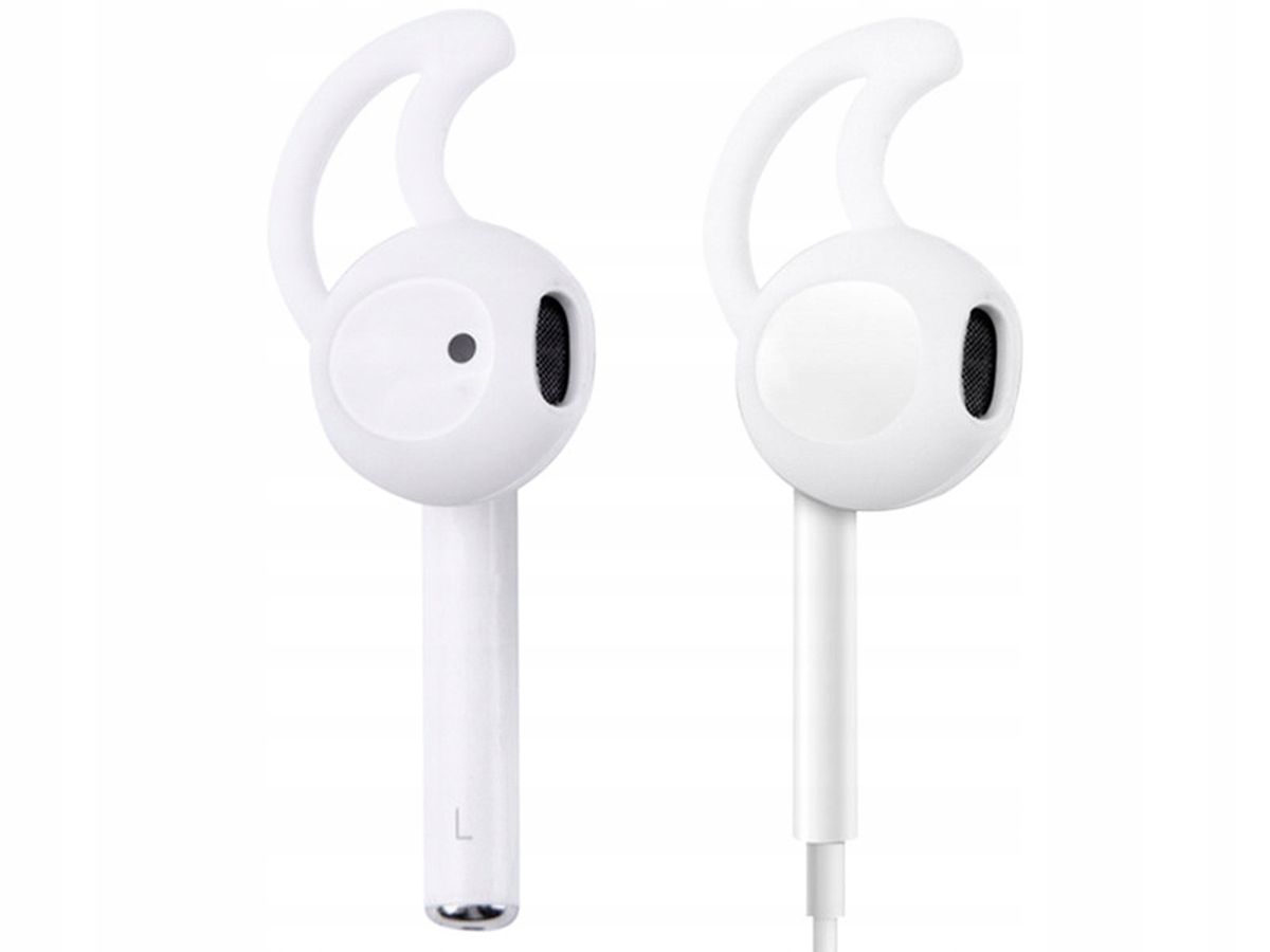 NAKŁADKI SILIKONOWE APPLE AIRPODS EARPODS Kolor dominujący biały