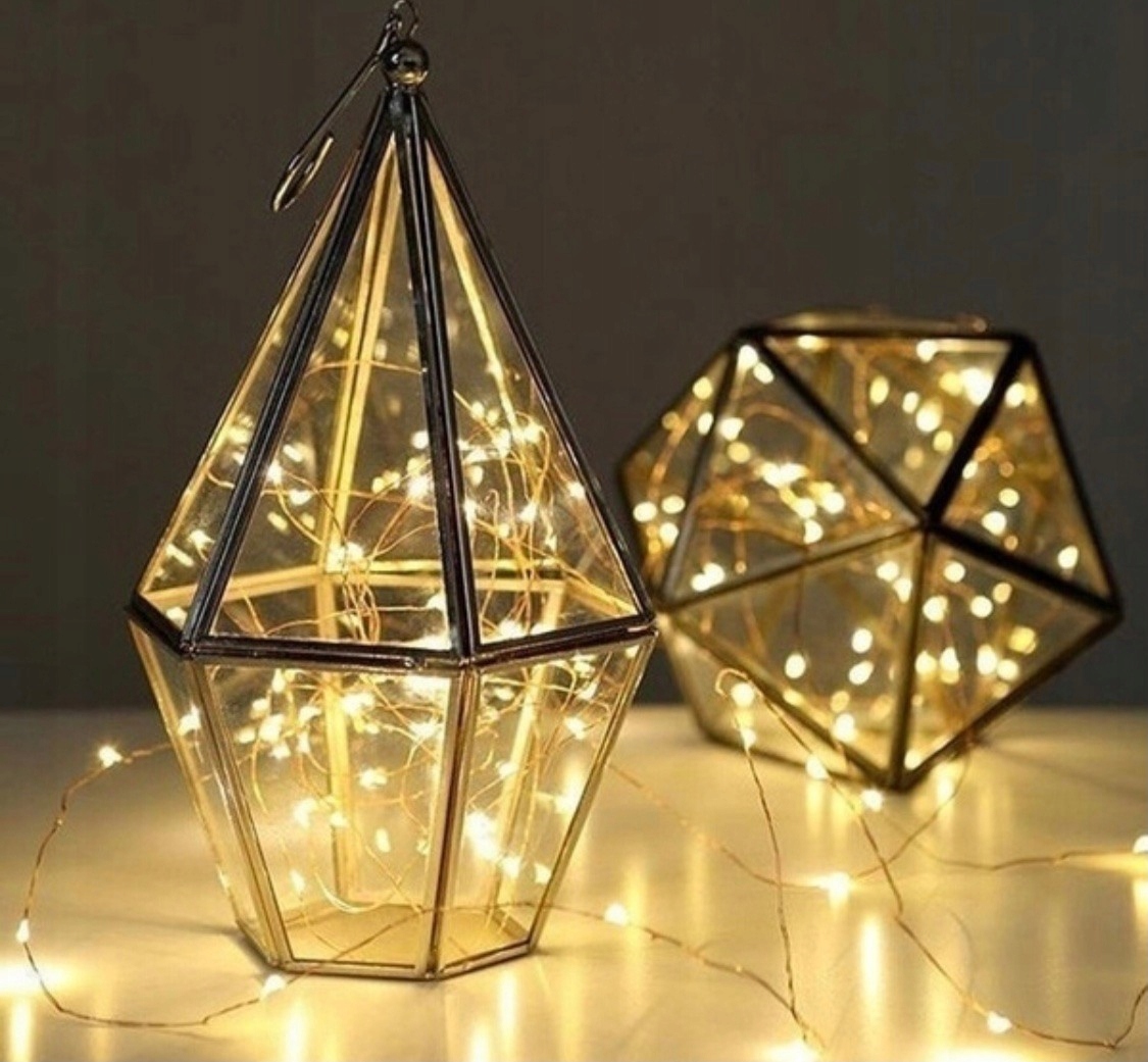 

Lampki Druciki 100 Led Na Baterie Białe Ciepłe