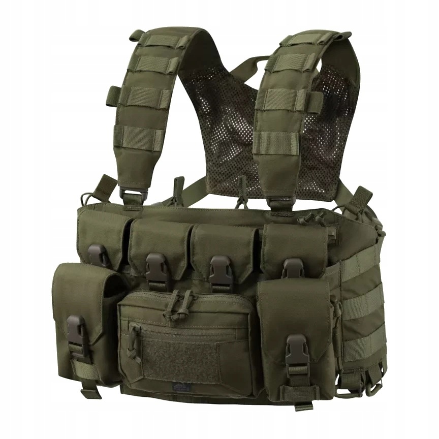 Vesta Platforma Guardian Recce Chest Rig Cordura Olive Green Helikon