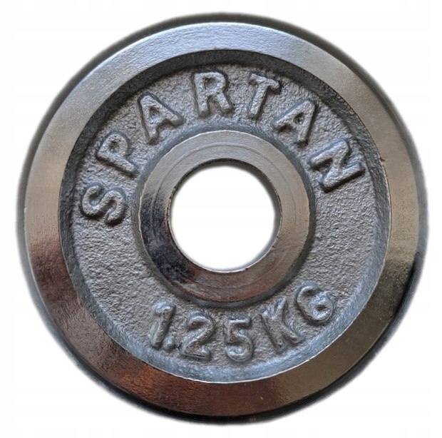 Chromované cvičební talíře Spartan 2x1,25 kg