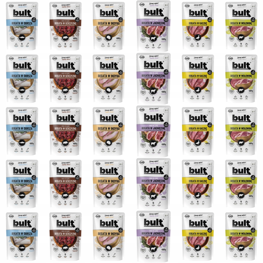 Levně Vlhké Krmivo Pro Psa Bult Sáček Mletý mix chutí 30x100g Dárek