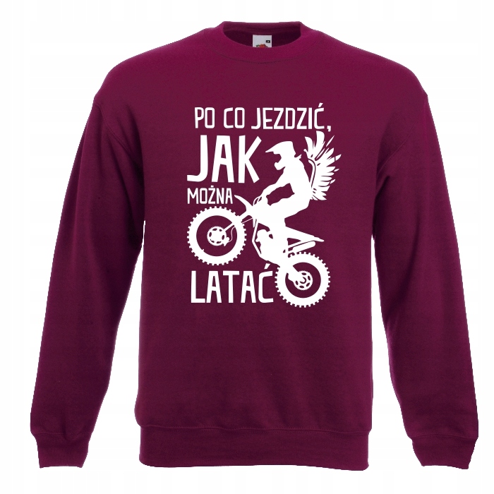 

Bluza Z Nadrukiem Dla Motocyklisty Na Prezent - M
