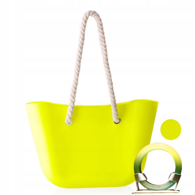 

O Torba Gumowa Torebka Hobo Jelly Shopper Bag Tglb