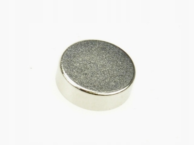MAGNES stały neodymowy niklowany 4x12mm