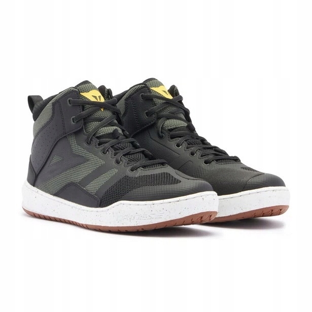 Dainese Suburb Air perforované topánky čiernej/army-zelené vel.43