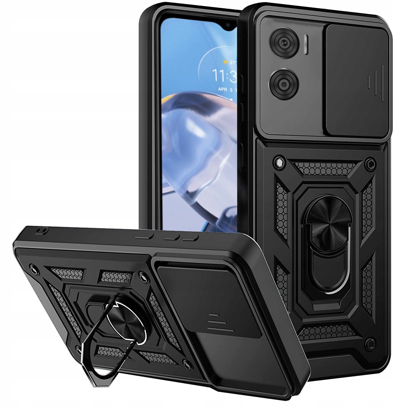 

Etui Pancerne do Motorola Moto E22 E22i Szkło