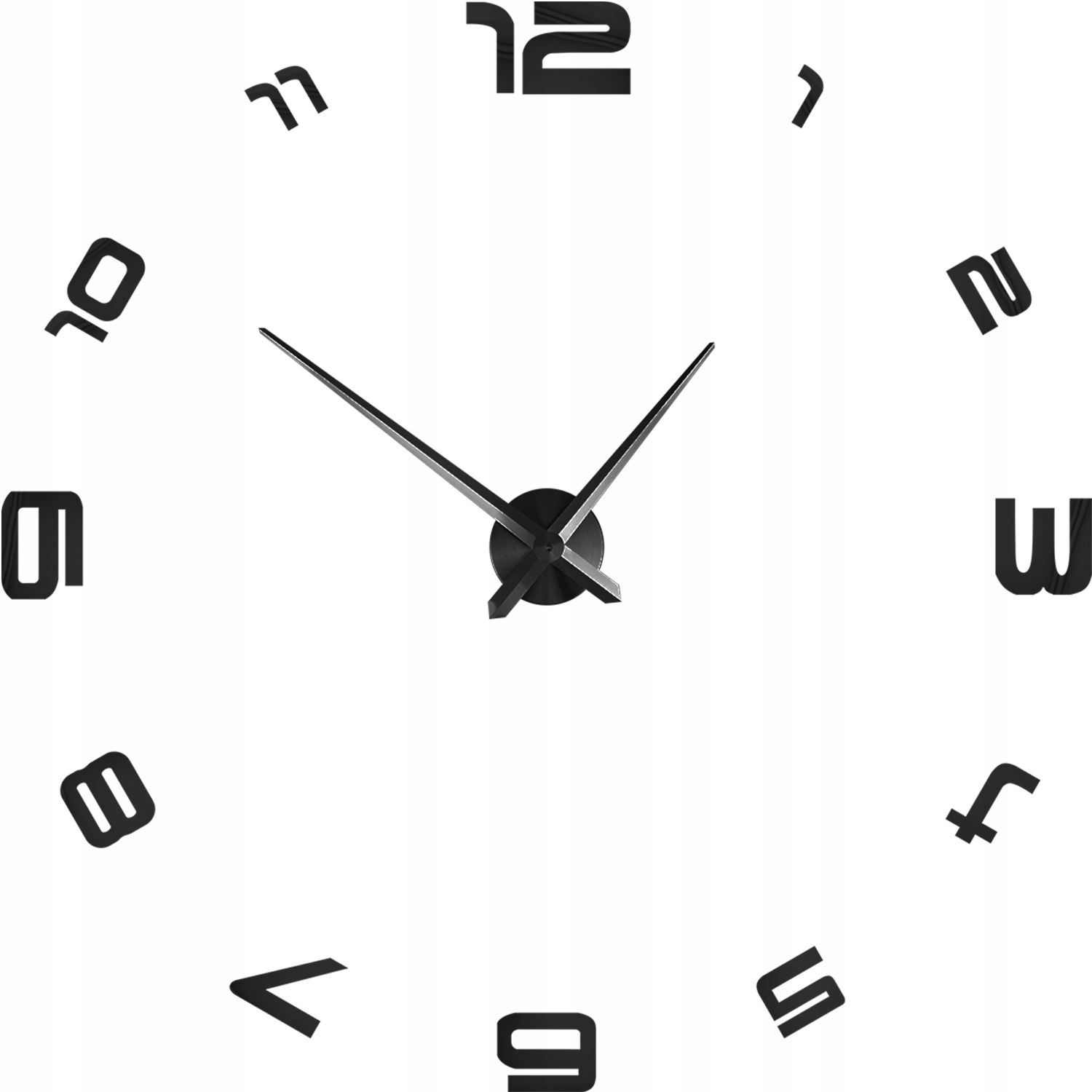 

Nowoczesny Zegar Ścienny 3D Naklejany Diy 70-130CM