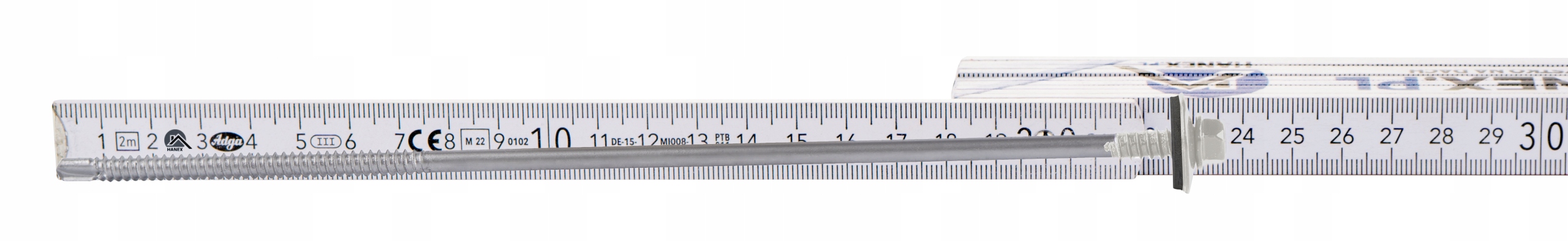 Wkręty do płyty warstwowej 230 mm RAL 9010 100 szt. do metalu Etanco GTR6 Stan opakowania oryginalne