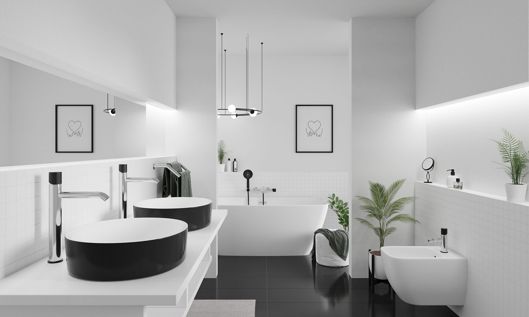 PEROS BATERIA UMYWALKOWA STOJĄCA Z KORKIEM Marka Kuchinox