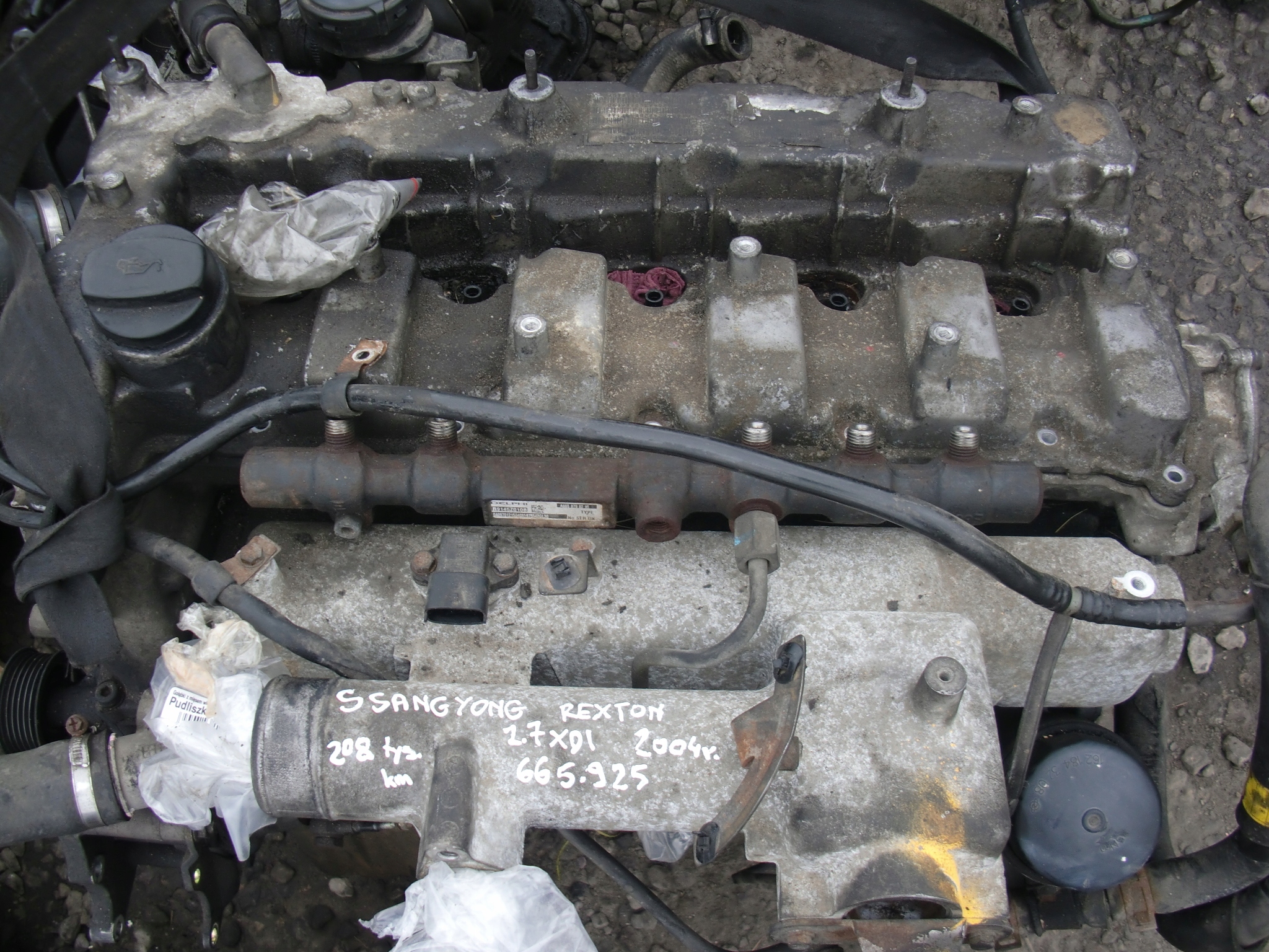 SSANGYONG REXTON RODIUS 2.7XDI engine 665.925