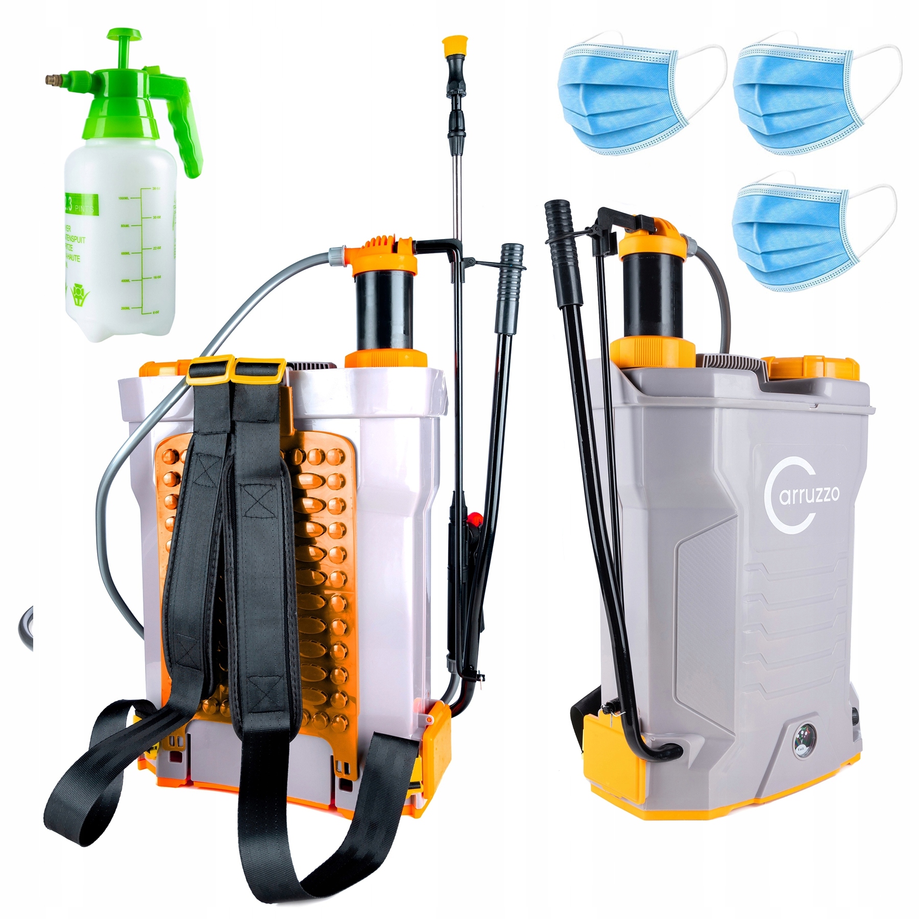 Elektrický Batohový Akumulátorový Postřikovač 16 L Velká sada Zdarma
