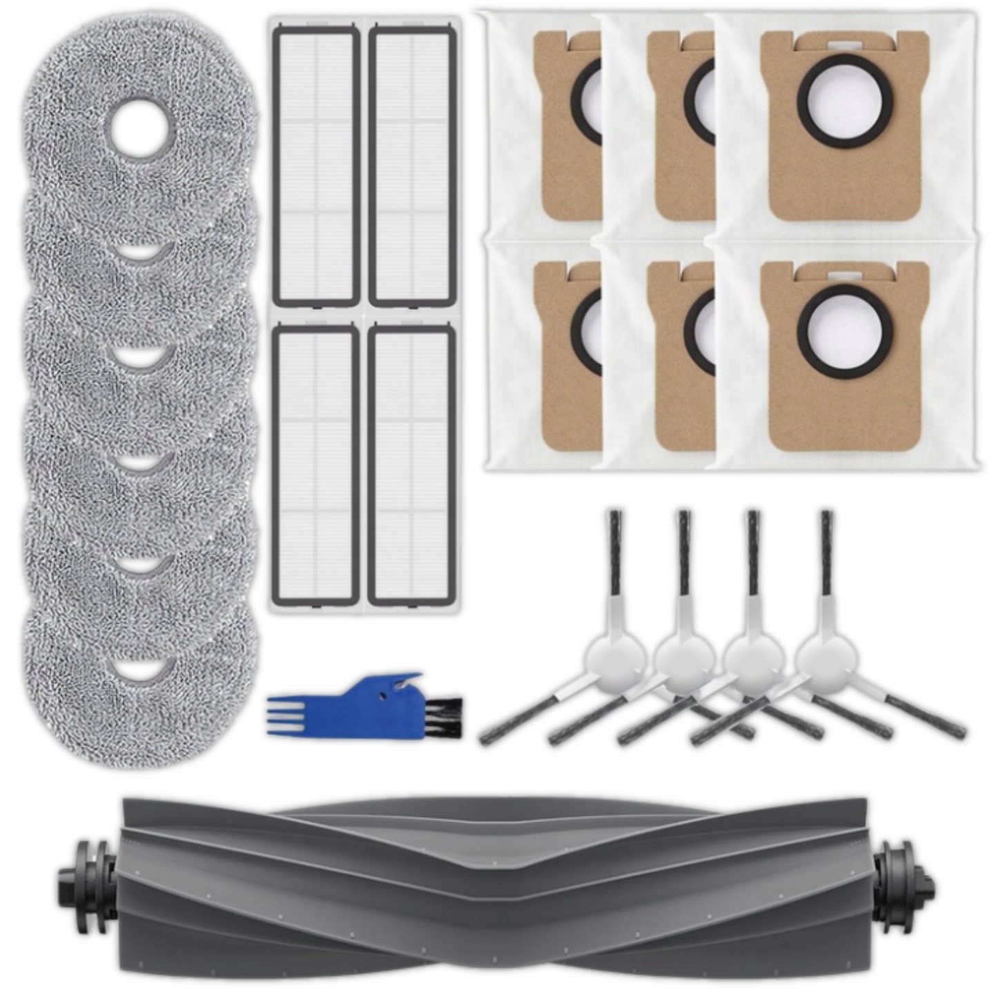 Duży Zestaw Akcesoriów Filtry Worki Mopy Szczotki Do Dreame S10 L10 Ultra