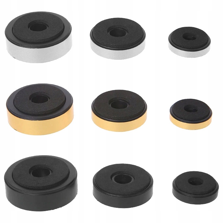 Stopki nóżki ozdobne do sprzętu RTV 30mm czarne x4 Marka Zhaoxin