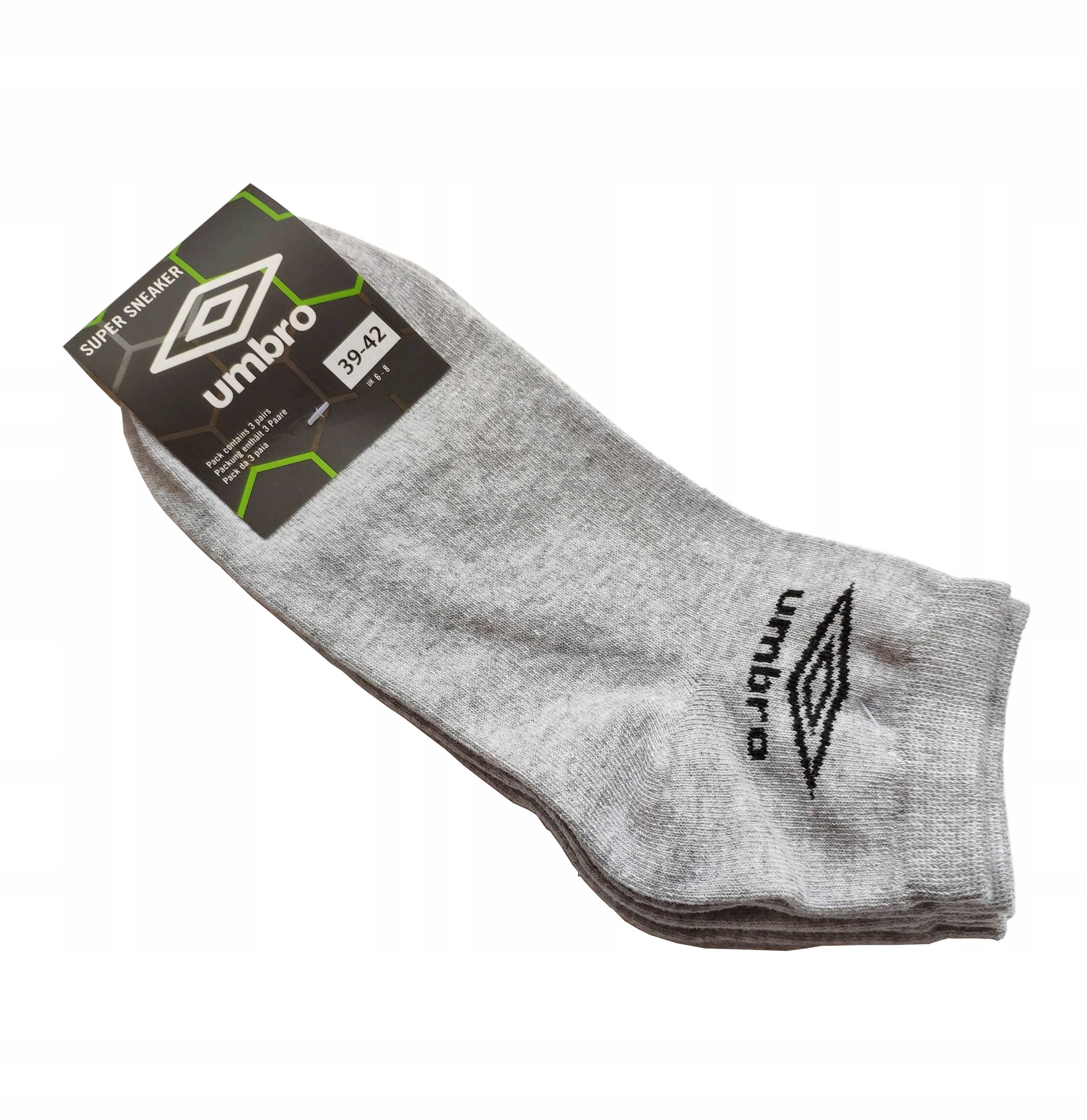 

Umbro skarpetki stopki 3/4 rowerowe 3 pary 39-42