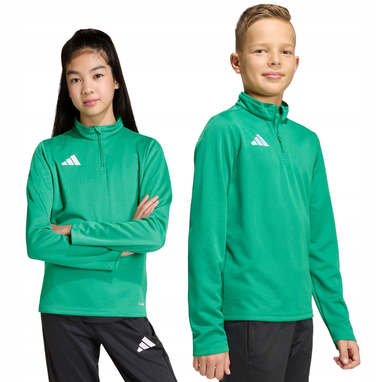 Bluza dla dzieci adidas Entrada 26 Training Top zielona Rozmiar 164cm