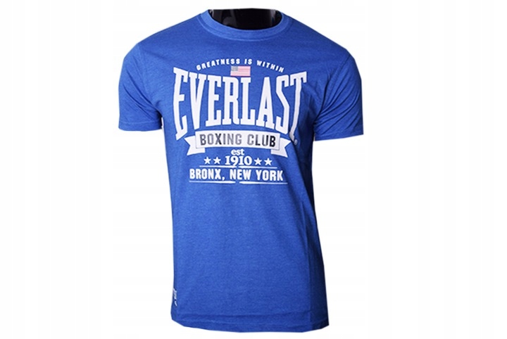 

Koszulka T-shirt Everlast niebieska bawełna r. M