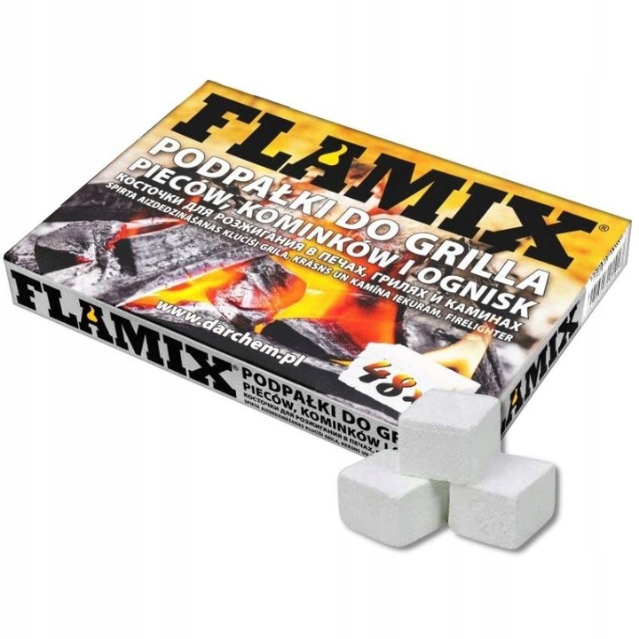 

Rozpałka fLAMIX 0,25 kg Flapod 48szt