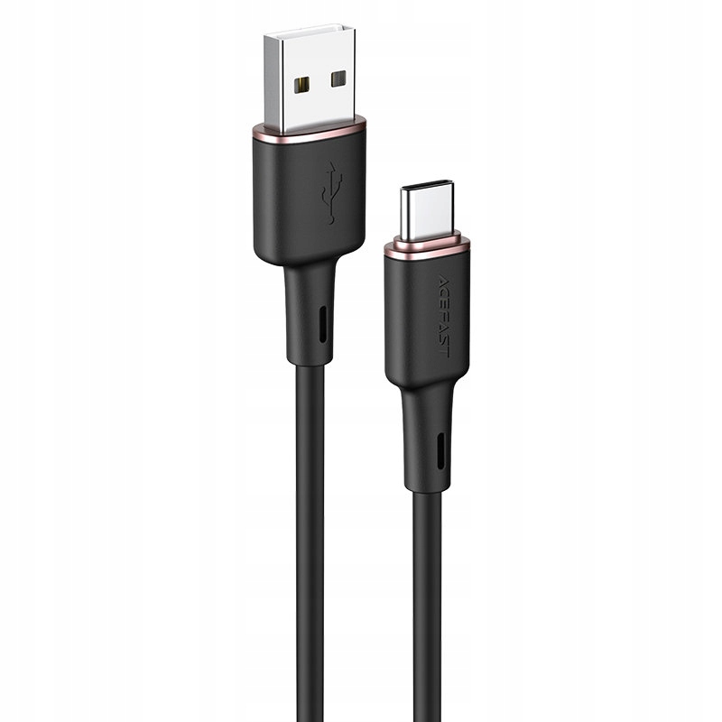 Kabel Usb Usb Typ C 1,2 M, 3A Černý, Kvalita