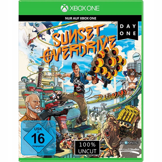 Sunset Overdrive Xbox One Polska Wersja Płyta Gra Box Nowa
