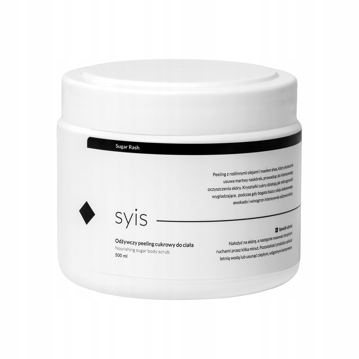 Syis Sugar Rash Výživný Cukrový Peeling na Tělo 500 ml