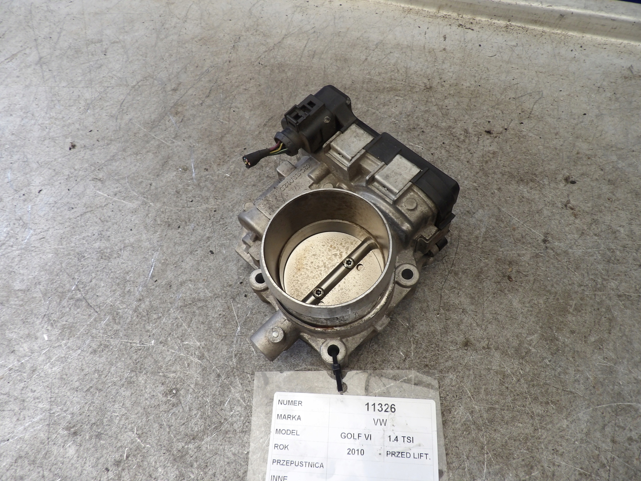 VW Golf VI 1,4 TSI Vanne boitier papillon