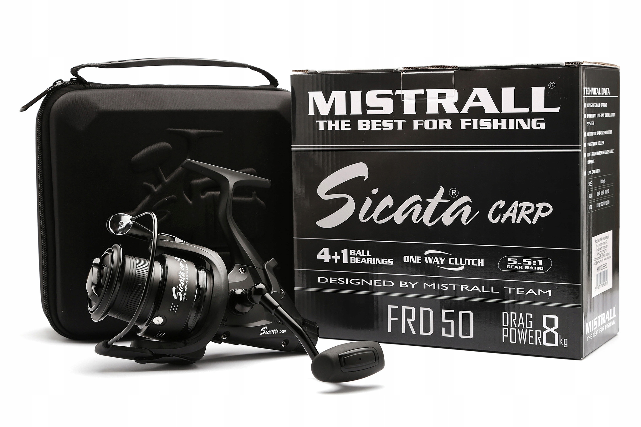 Kołowrotek Z Wolnym Biegiem Mistrall Sicata Carp 60