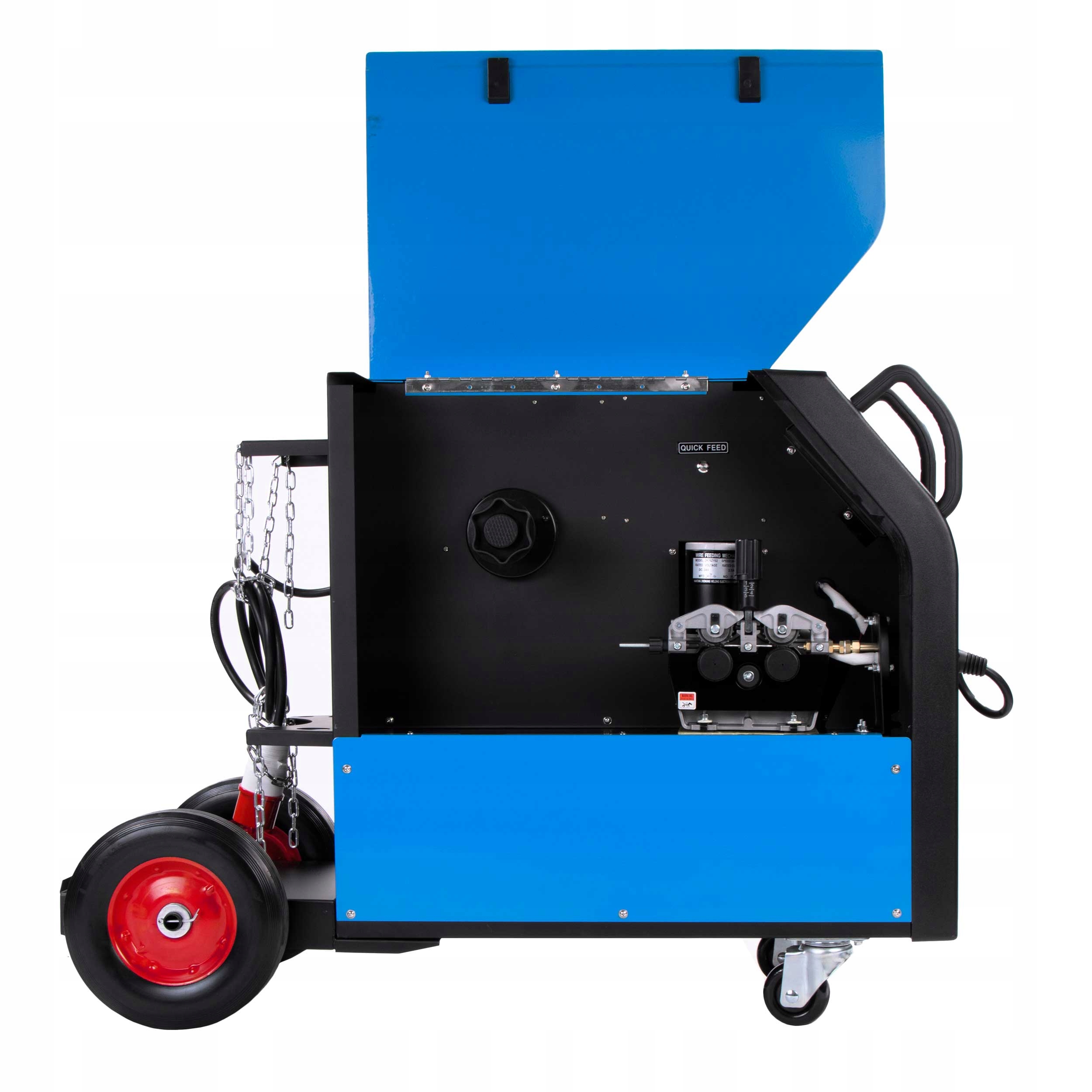 PÓŁAUTOMAT SPAWALNICZY SHERMAN MTM 251/4R MIG MAG TIG DC MMA 400V 250A 4W1 Czas cyklu pracy 60%