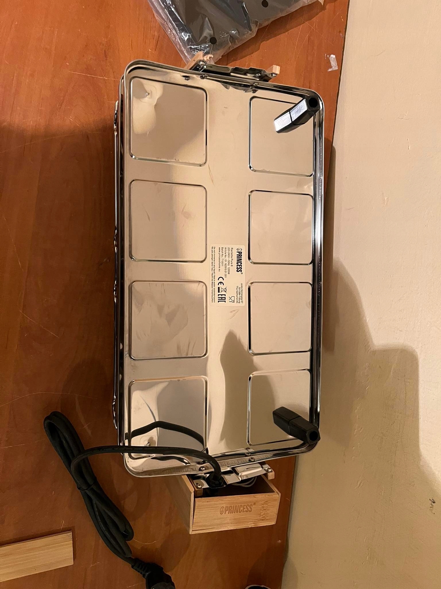 GRILL RACLETTE ELEKTRYCZNY 1200 W Princess Pure 8 Rodzaj grilla raclette