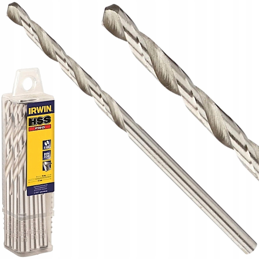 

Wiertło do metalu plastiku 2.5mm zestaw 10el Irwin