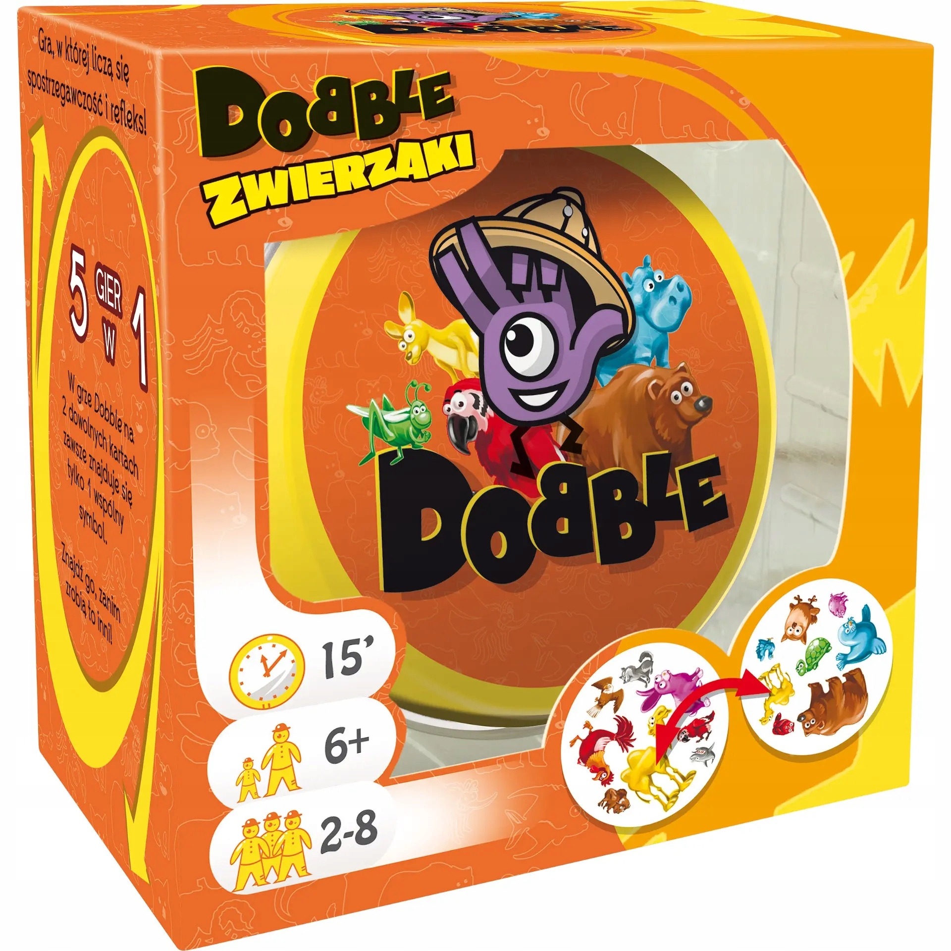 

Gra Dobble Zwierzaki Rebel