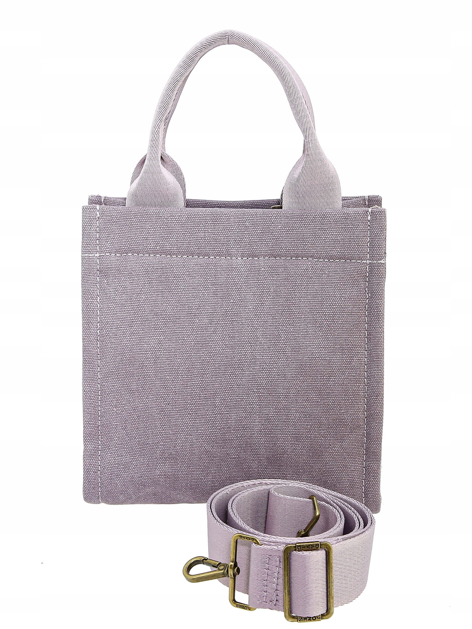 David Jones torebka damska kuferek mały płótno fioletowy Kolor fioletowy