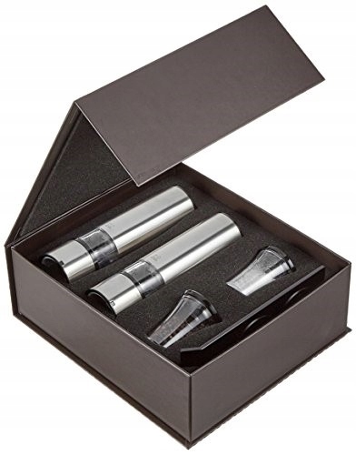 Elektrický mlynček Peugeot kov 5 g chróm, odtiene šedej a striebornej,