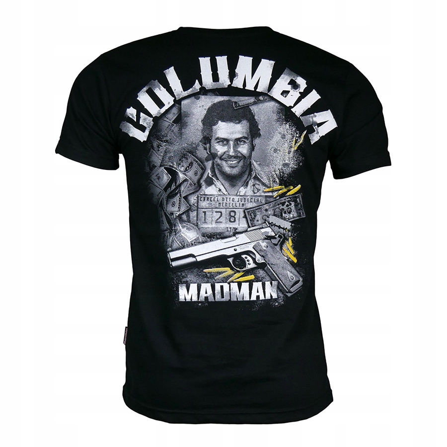 Koszulka streetwear Columbia Escobar Cocaina S