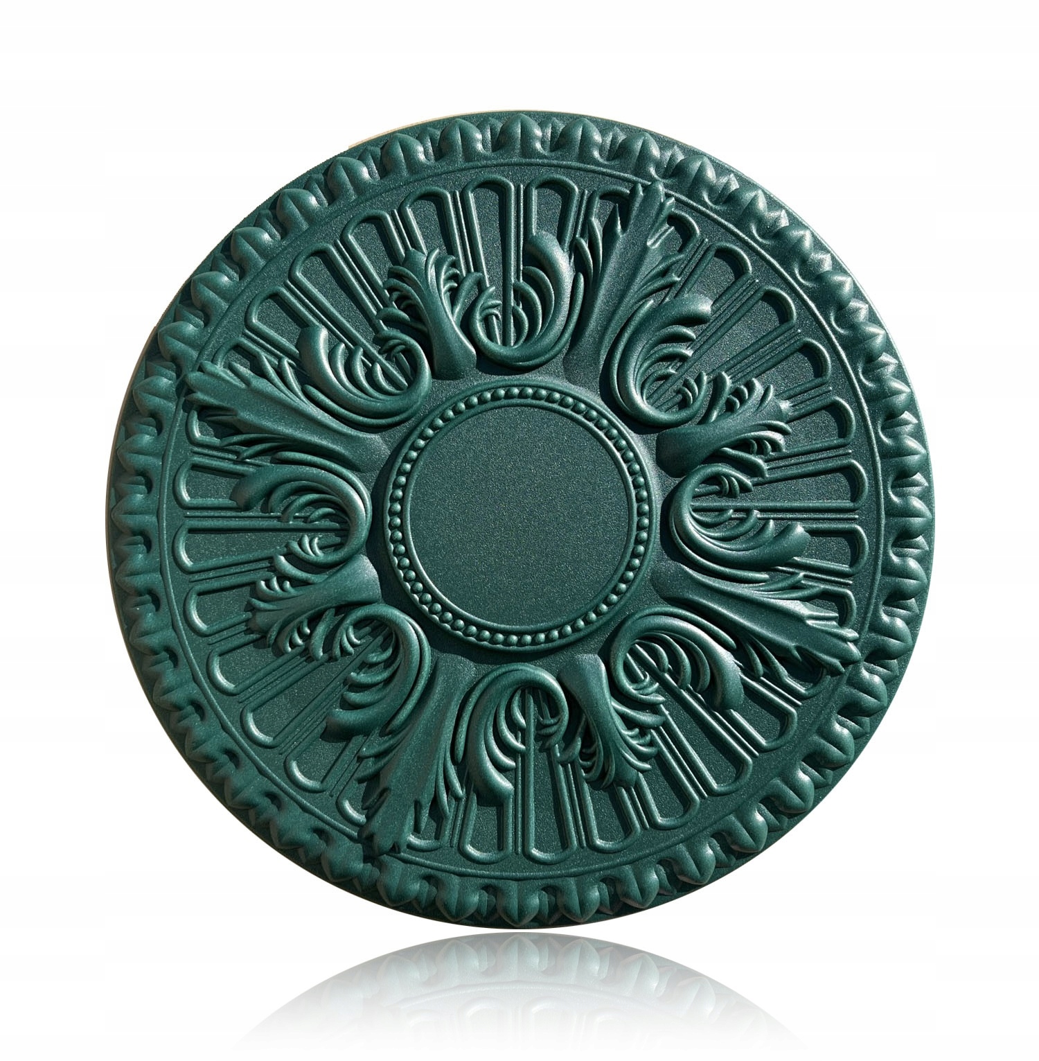 

Rozeta sufitowa ścienna panel Butelkowa Zieleń R-1