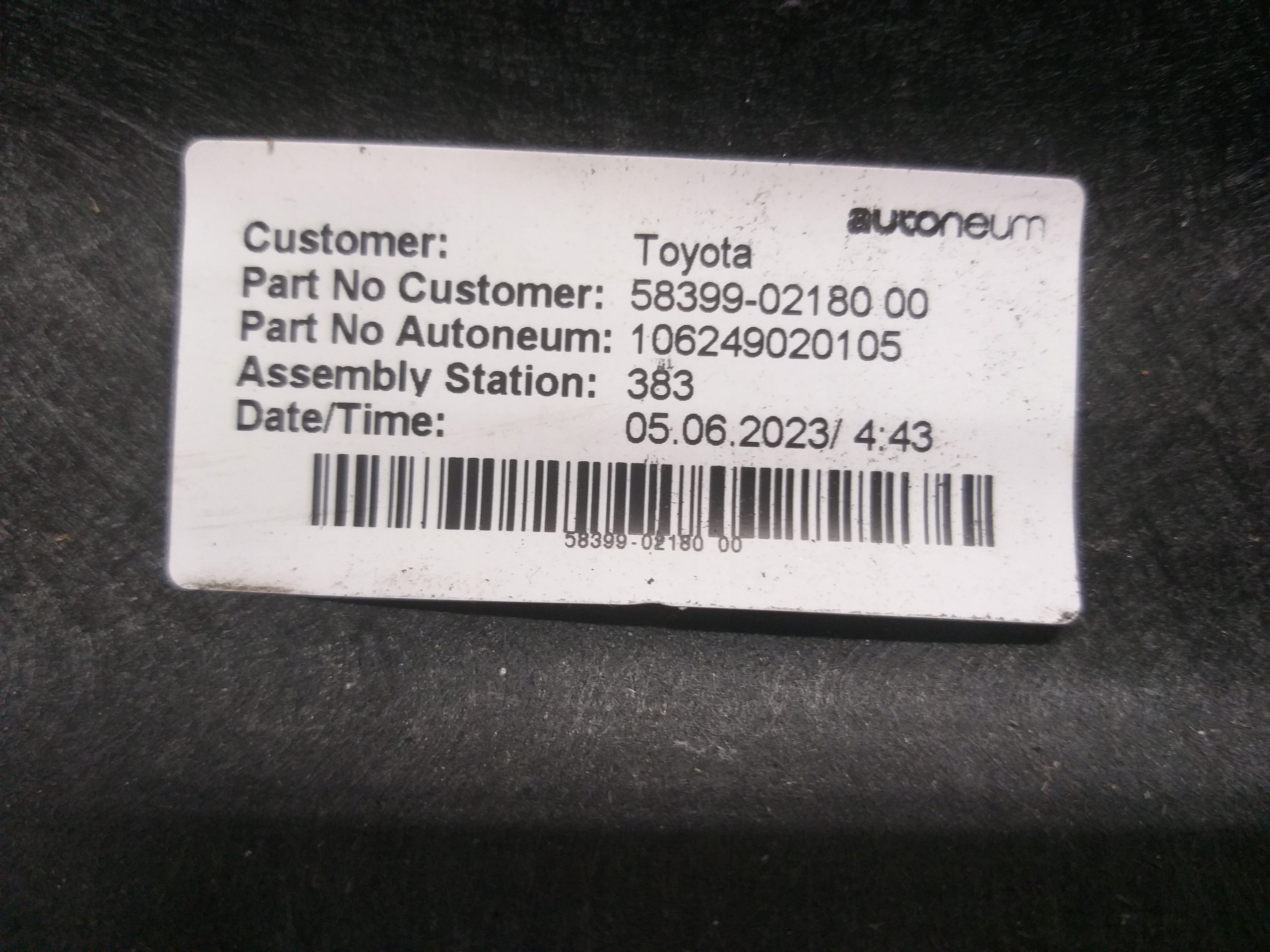 ABDECKUNG BLENDE ABDECKUNG UNTER STOSSSTANGE PODWOZIE HECK TOYOTA COROLLA E21 KOMBI